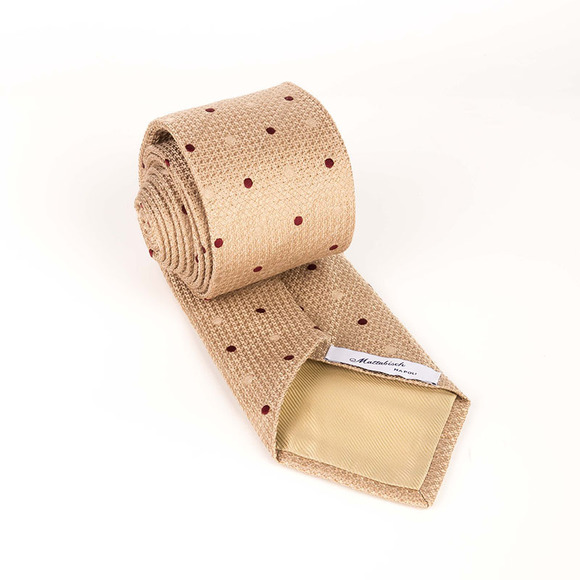 MATTABISCH BROWN PAISLEY TIE | MENS - Picture 2 of 4